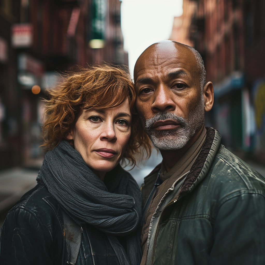 middle aged couple